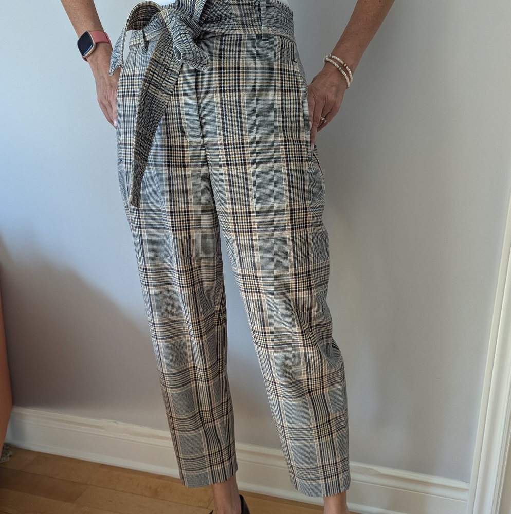 Aritzia Wilfred Check Dress Pants